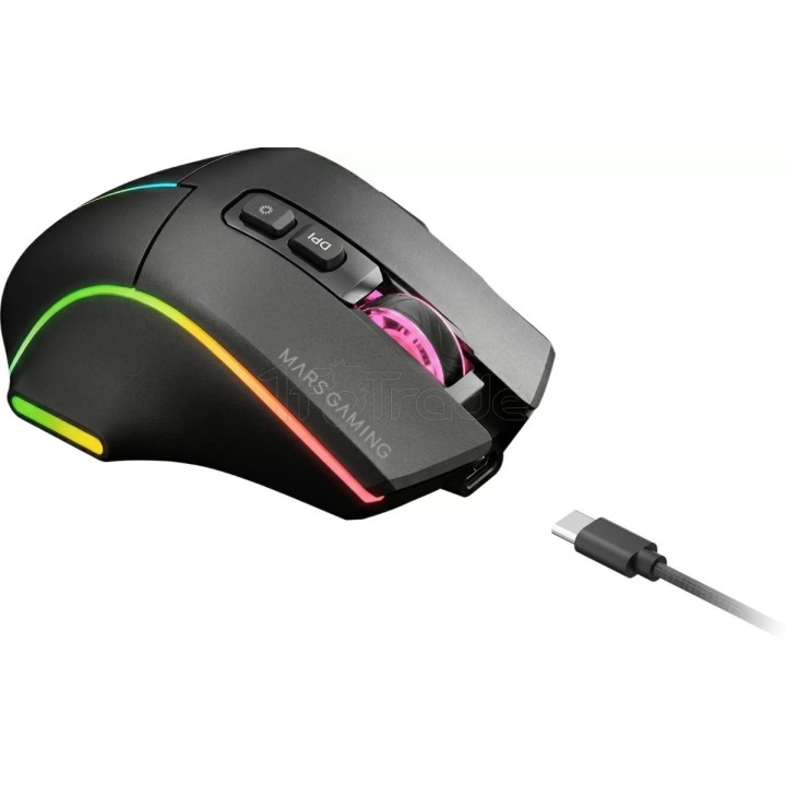 Souris sans fil Gamer Mars Gaming MMW-Vector RGB | Ordiland
