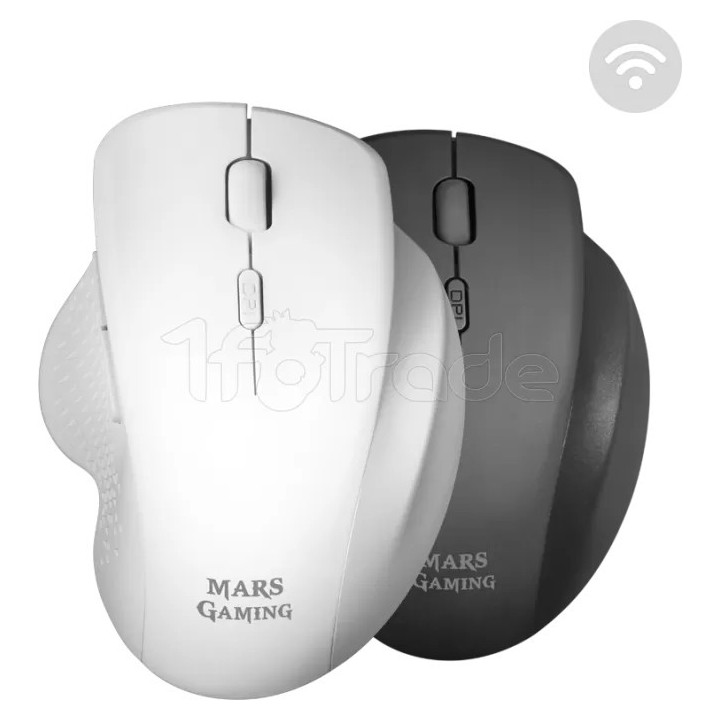 Souris filaire Gamer Mars Gaming MMWErgo (Blanc) | Ordiland