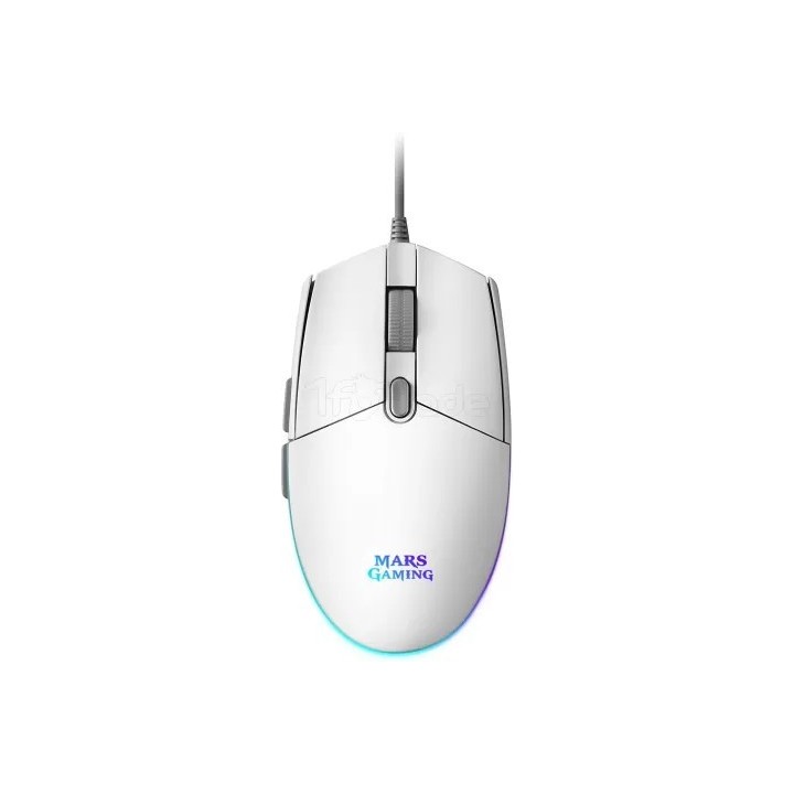 Souris filaire Gamer Mars Gaming MMG RGB (Blanc) | Ordiland