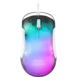 Souris filaire Gamer Mars Gaming MMGlow RGB (Blanc) | Ordiland