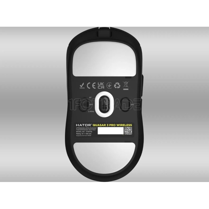 Souris sans fil Gamer Hator Quasar 3 PRO (Noir) | Ordiland