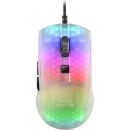 Souris filaire Gamer Mars Gaming MMR RGB (Blanc) | Ordiland