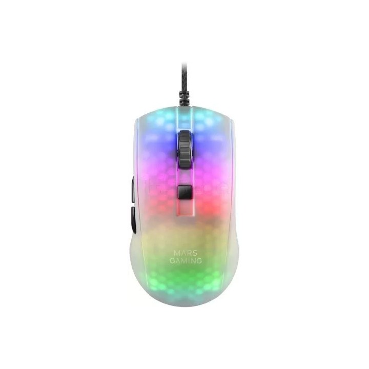 Souris filaire Gamer Mars Gaming MMR RGB (Blanc) | Ordiland