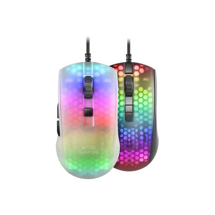 Souris filaire Gamer Mars Gaming MMR RGB (Blanc) | Ordiland
