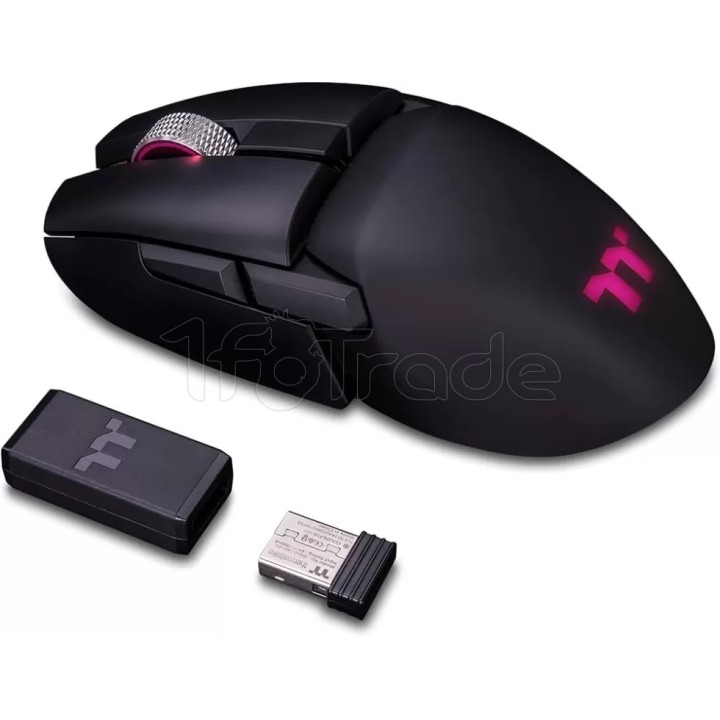 Souris sans fil Gamer Thermaltake Argent M5 RGB (Noir) | Ordiland