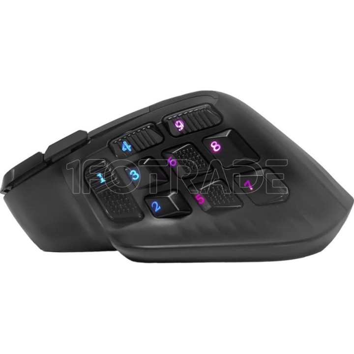 Souris sans fil Gamer Mars Gaming MMW-HEX16 (Noir) | Ordiland