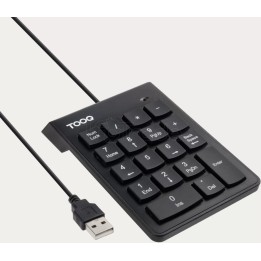 Clavier Pavé Numérique USB TooQ TQK-2001-B (Noir) | Ordiland
