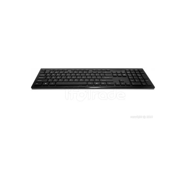 Clavier sans fil Dacomex K250W (Noir) | Ordiland