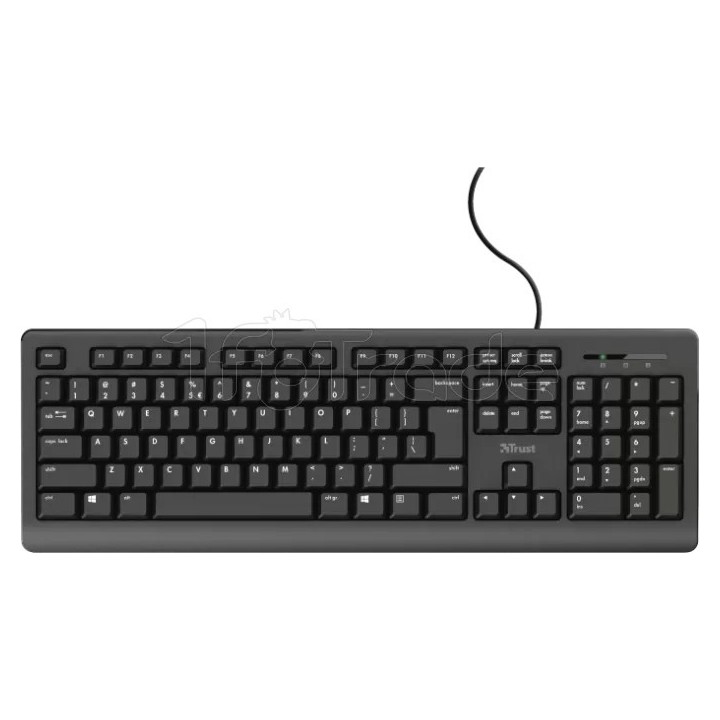 Clavier filaire Trust TK-150 (Noir) | Ordiland