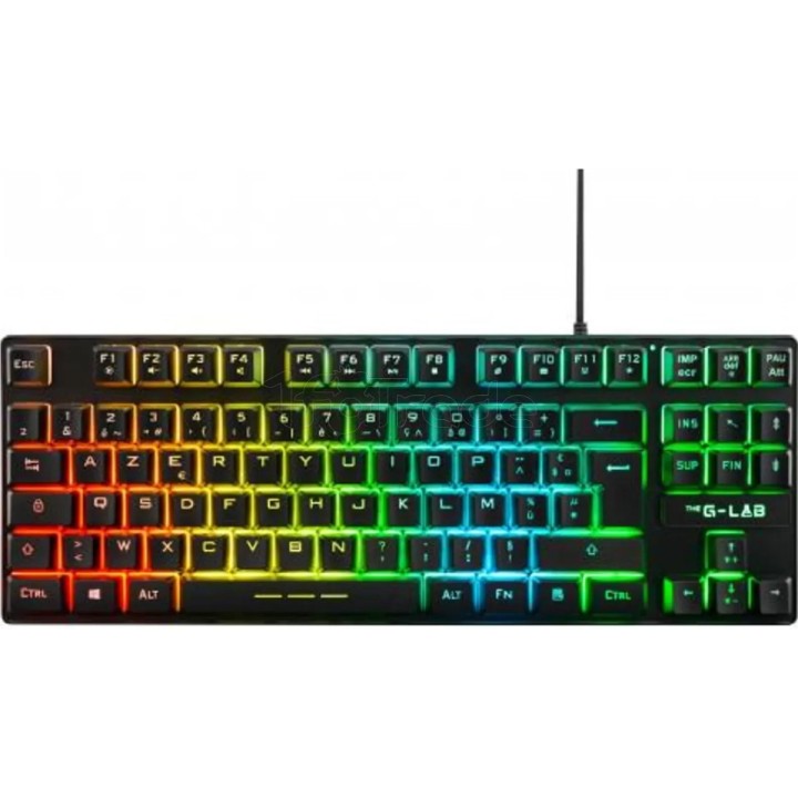 Clavier Gamer The G-Lab Keyz Caesium TKL RGB (Noir) | Ordiland