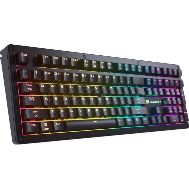 Clavier Gamer mécanique (Cougar Red Mid-Switch) | Ordiland