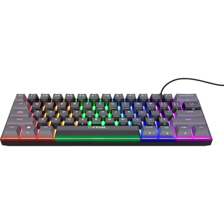 Clavier Gamer Trust GXT 867 Acira 60 Mini RGB (Noir) | Ordiland
