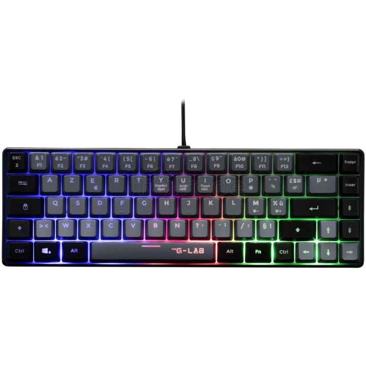 Clavier Gamer The G-Lab Keyz Hydrogen GRB RGB (Noir) | Ordiland