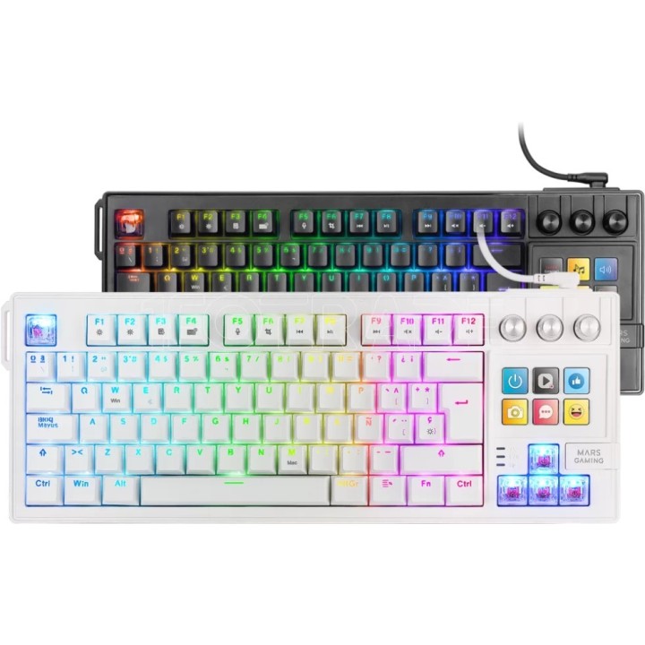 Clavier Gamer mécanique Mars Gaming MKMASTER RGB | Ordiland