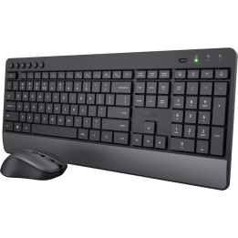 Pack 2en1 (Clavier/Souris) sans fil Trust Trezo (Noir) | Ordiland