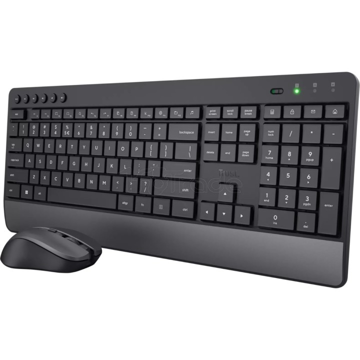 Pack 2en1 (Clavier/Souris) sans fil Trust Trezo (Noir) | Ordiland