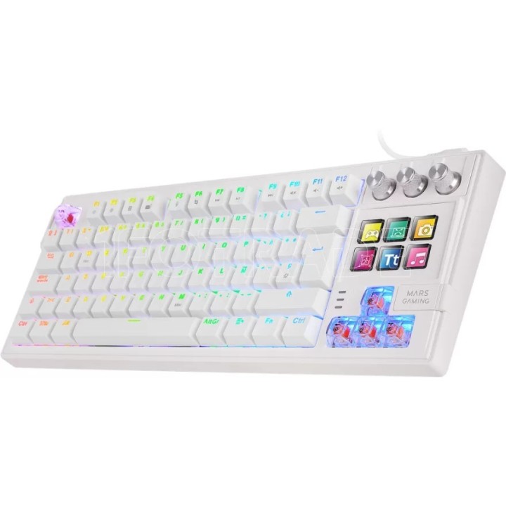 Clavier Gamer mécanique Mars Gaming MKMASTER RGB | Ordiland