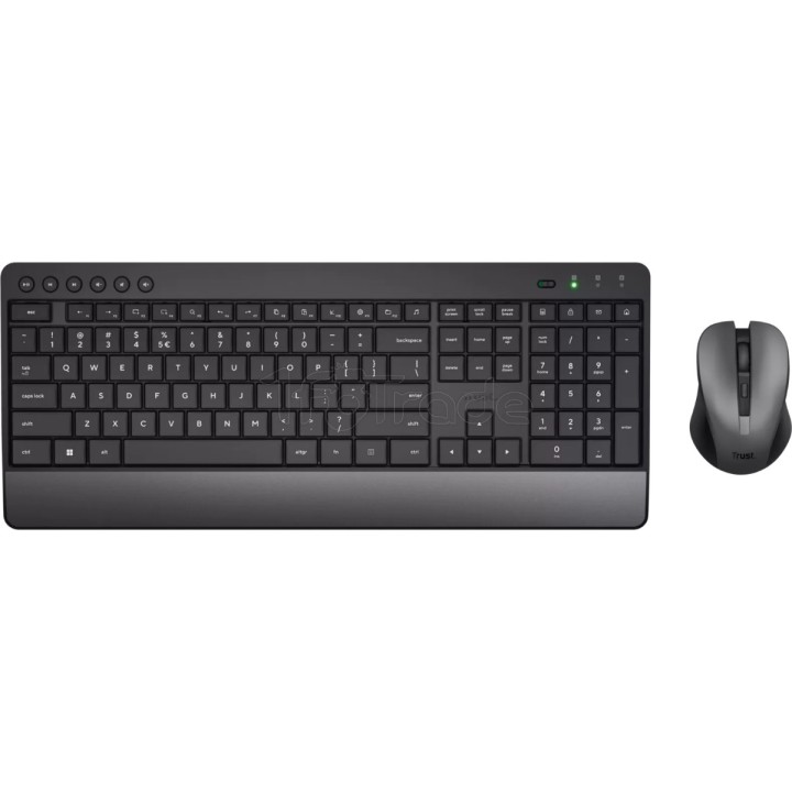 Pack 2en1 (Clavier/Souris) sans fil Trust Trezo (Noir) | Ordiland
