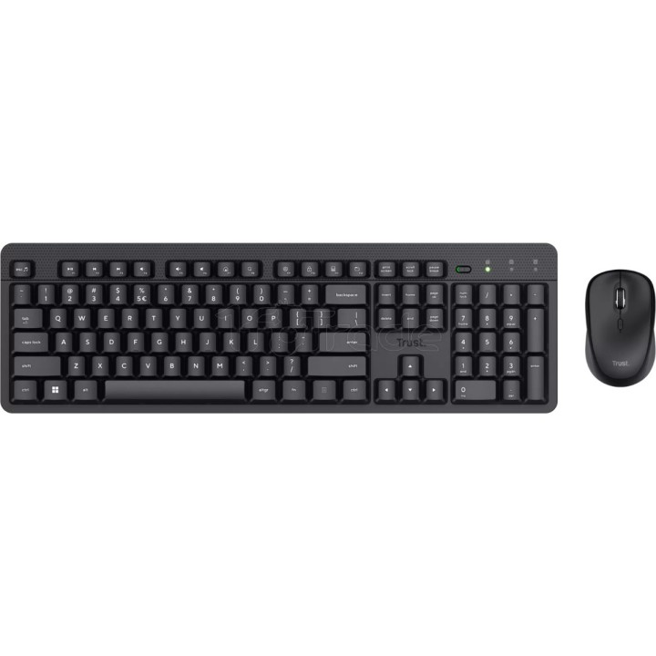 Pack 2en1 (Clavier/Souris) silencieux sans fil Trust | Ordiland