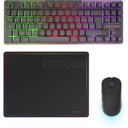 Pack Gamer 3en1 (Calvier/Souris/Tapis) Mars Gaming | Ordiland