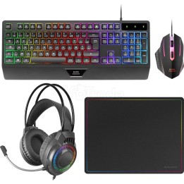 Pack Gamer 4en1 (Clavier/Souris/Casque/Tapis) Mars | Ordiland