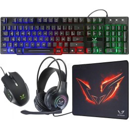 Pack Gamer 4en1 (Clavier/Souris/Casque/Tapis) We | Ordiland