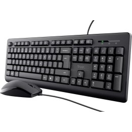 Pack 2en1 (Clavier/Souris) Trust Primo (Noir) | Ordiland