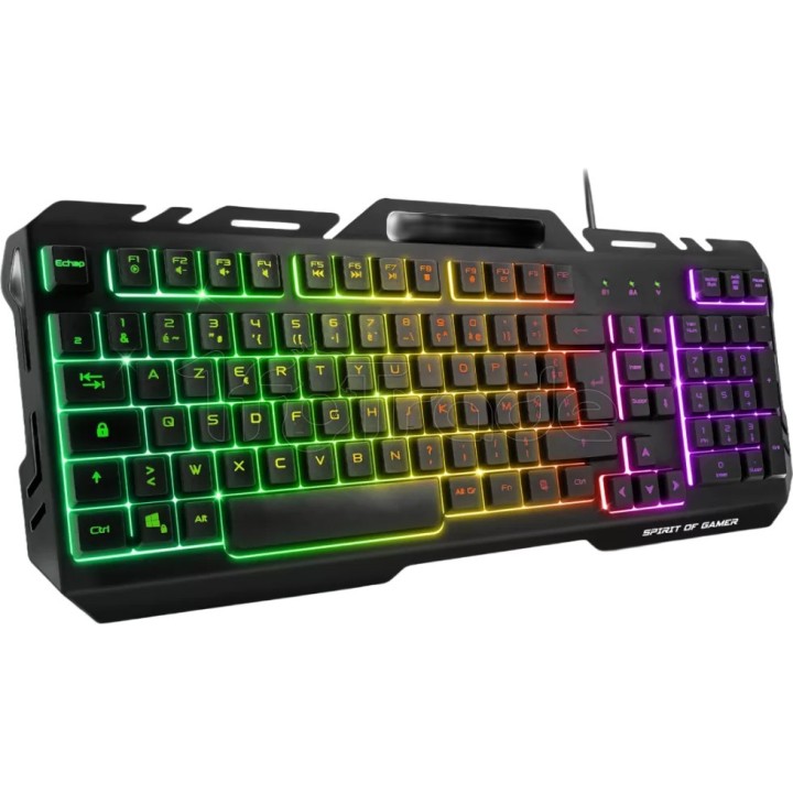 Pack Gamer 4en1 (Clavier/Souris/Casque/Tapis) Spirit | Ordiland