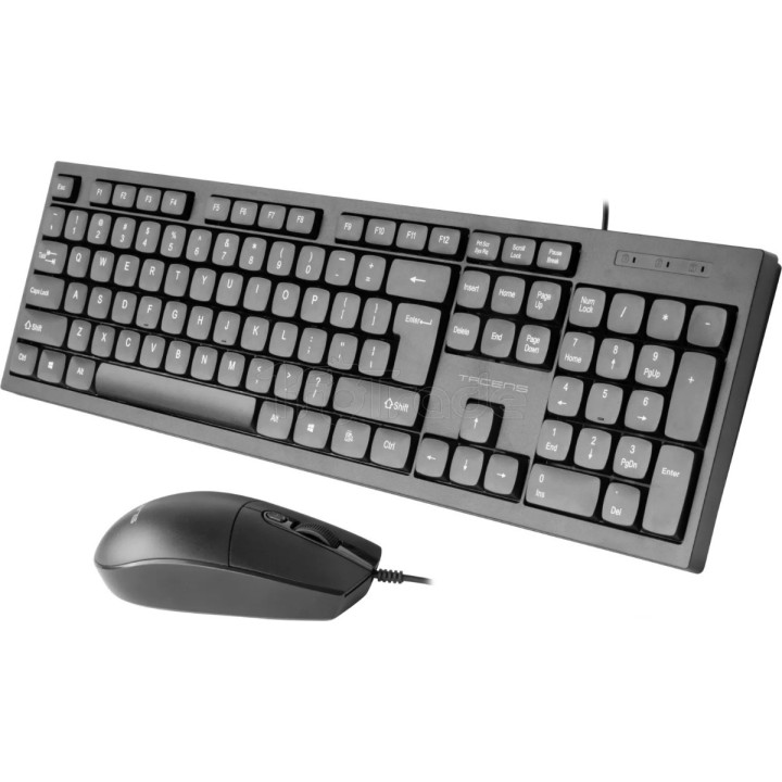 Pack 2en1 (Clavier/Souris) Tacens ACP02 (Noir) | Ordiland