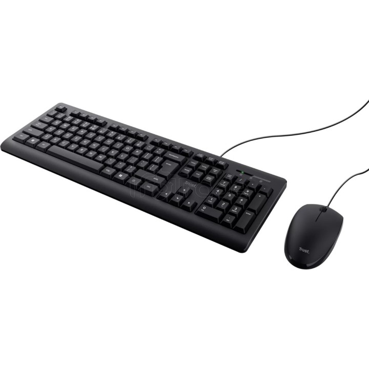 Pack 2en1 (Clavier/Souris) Trust Primo (Noir) | Ordiland