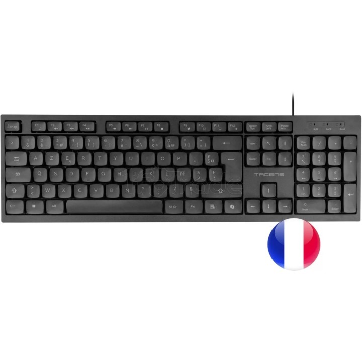 Pack 2en1 (Clavier/Souris) Tacens ACP02 (Noir) | Ordiland