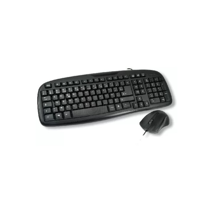 Pack 2en1 (Clavier/Souris) MCL Samar ACK-2012/N (Noir) | Ordiland