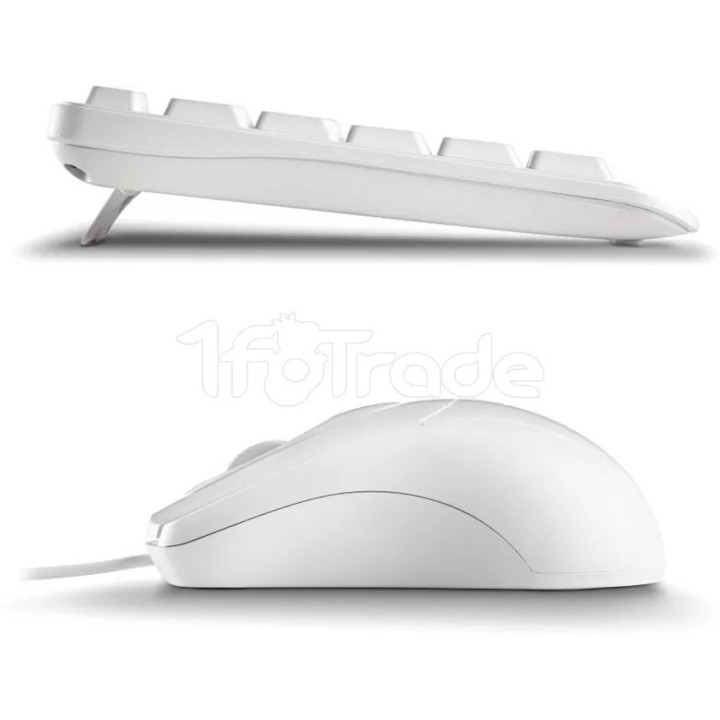 Pack 2en1 (Clavier/Souris) NGS Cocoa (Blanc) | Ordiland