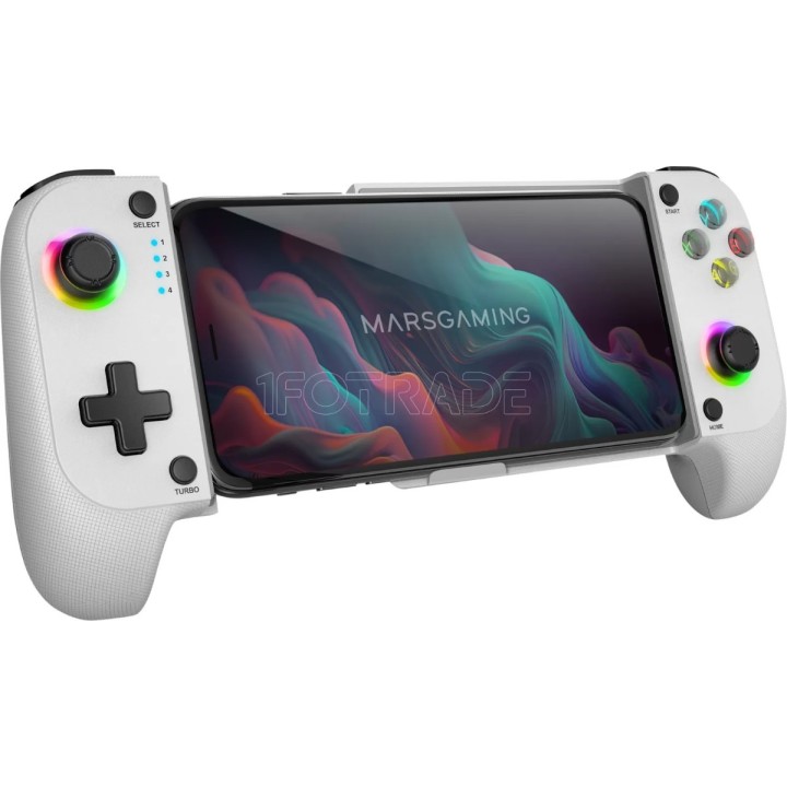 Manette de jeu sans fil Mars Gaming MGP-X (Blanc) | Ordiland