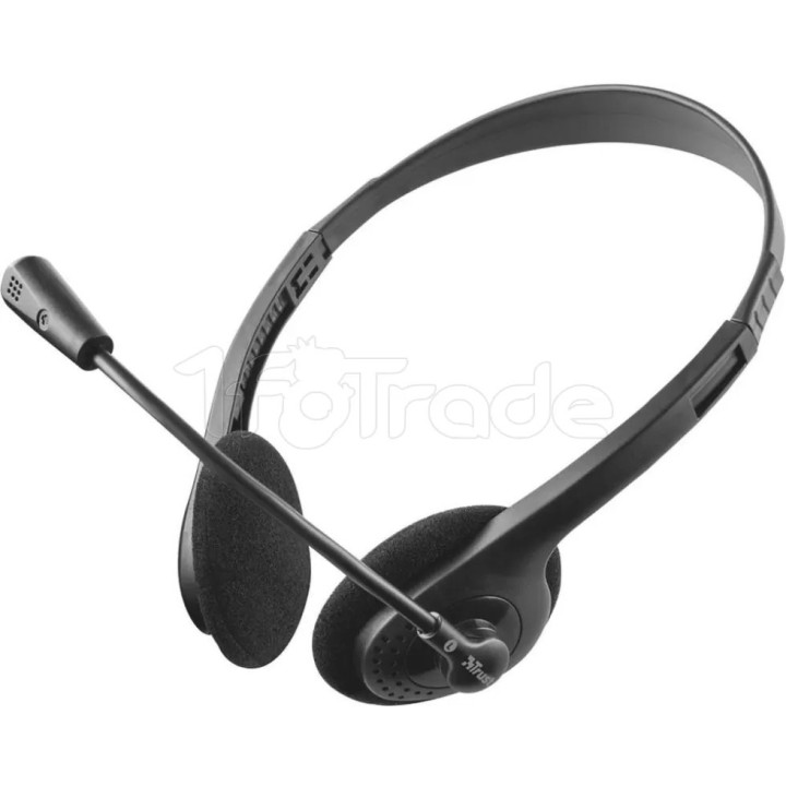 Casque Micro Trust Primo (Noir) | Ordiland