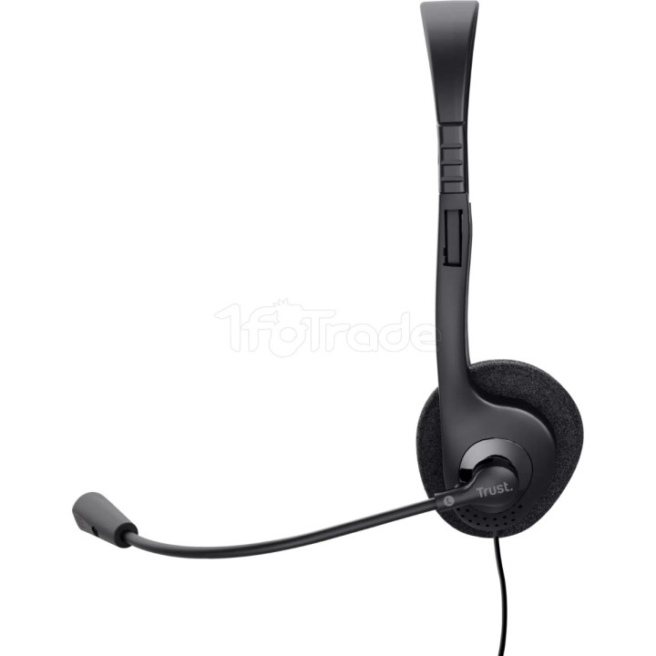 Casque Micro Trust Primo (Noir) | Ordiland