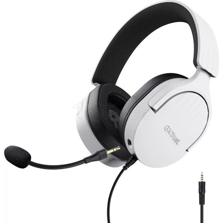 Casque Micro filaire Trust GXT 489 Fayzo (Blanc) | Ordiland