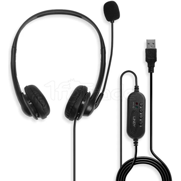 Casque Micro filaire Lindy | Ordiland