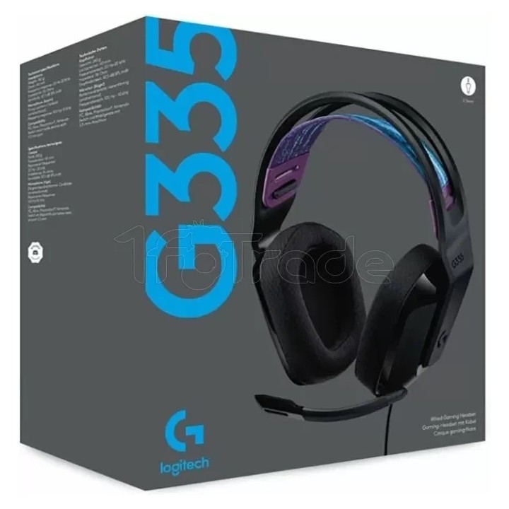 Casque Gamer filaire Logitech G335 (Noir) | Ordiland