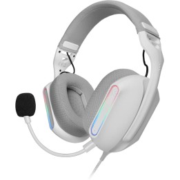 Casque Gamer filaire Mars Gaming MH-Pro RGB (Blanc) | Ordiland