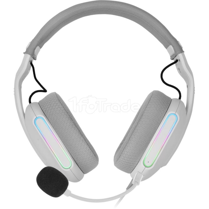 Casque Gamer filaire Mars Gaming MH-Pro RGB (Blanc) | Ordiland
