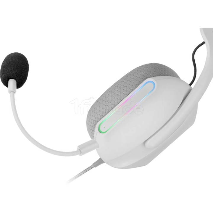 Casque Gamer filaire Mars Gaming MH-Pro RGB (Blanc) | Ordiland