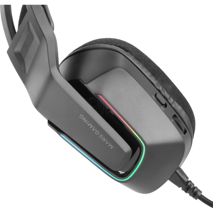 Casque Gamer filaire Mars Gaming MH-Strike RGB (Noir) | Ordiland