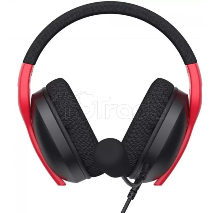 Casque Gamer filaire Havit Fuxi H5d (Noir/Rouge) | Ordiland