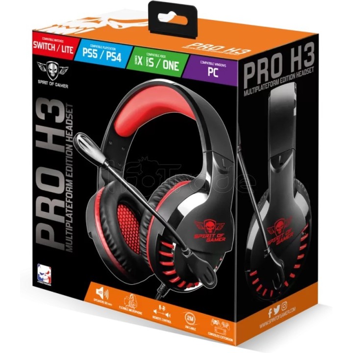 Casque Gamer filaire Spirit of Gamer Pro-H3 | Ordiland