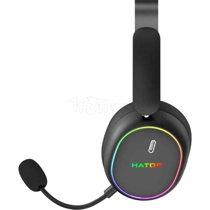 Casque Gamer sans fil Hator Phoenix 2 (Noir) | Ordiland