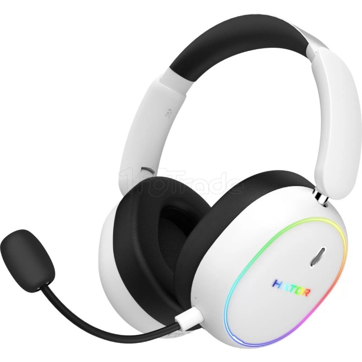 Casque Gamer sans fil Hator Phoenix 2 (Blanc) | Ordiland