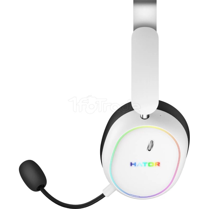 Casque Gamer sans fil Hator Phoenix 2 (Blanc) | Ordiland