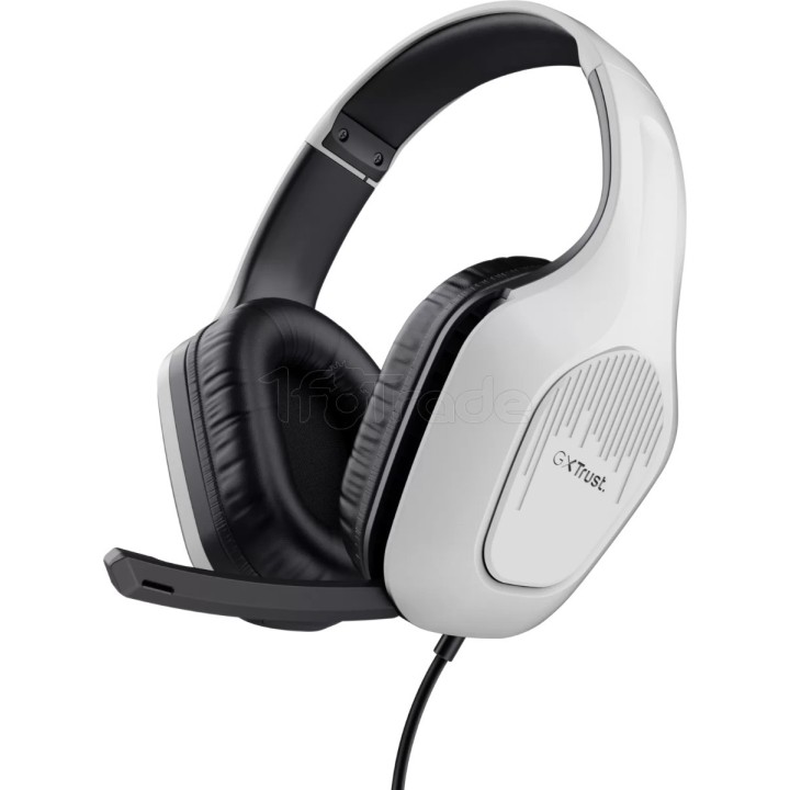 Casque Gamer filaire Trust GXT 415 Zirox (Blanc) | Ordiland
