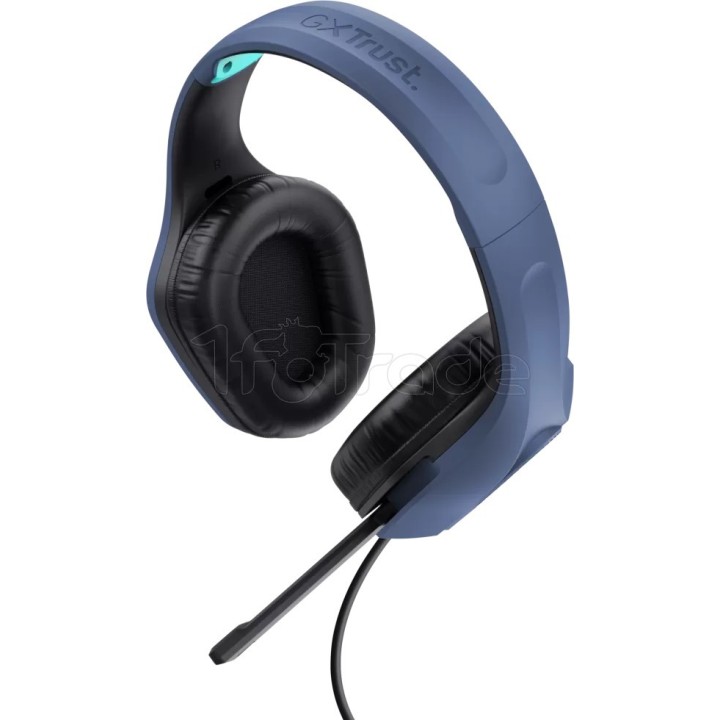 Casque Gamer filaire Trust GXT 415 Zirox (Bleu) | Ordiland